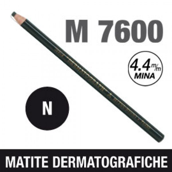 7600 - matita dermotografica colore nero