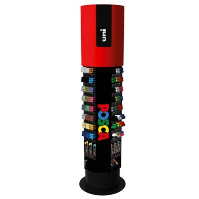 Espositore uni posca - punte e colori assortiti colore assortiti