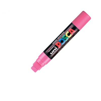 Paint pc17k - marcatore permanente colore rosa tipo punta scalpello