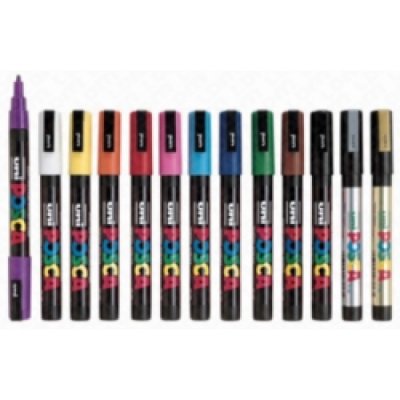 Pc3m - marcatore permanente colore arancione tipo punta conica