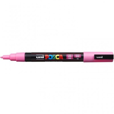 Pc3m - marcatore permanente colore rosa tipo punta conica