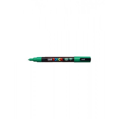 Pc3m - marcatore permanente colore verde tipo punta conica