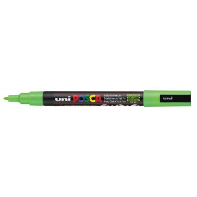 Pc3m - marcatore permanente colore verde mela tipo punta conica