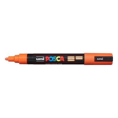 Pc5m - marcatore permanente colore arancione tipo punta tonda