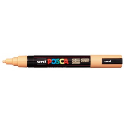 Pc5m - marcatore permanente colore arancione chiaro tipo punta tonda