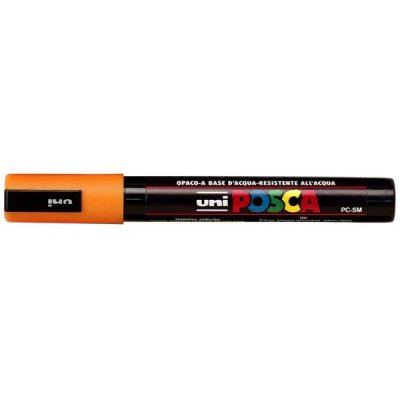 Pc5m - marcatore permanente colore arancione tipo punta tonda