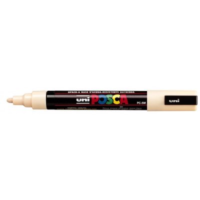 Pc5m - marcatore permanente colore beige tipo punta tonda