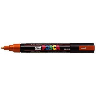 Pc5m - marcatore permanente colore bronzo tipo punta tonda