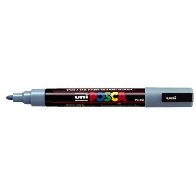 Pc5m - marcatore permanente colore grigio ardesia tipo punta tonda