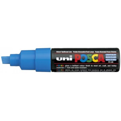 Pc8k - marcatore permanente colore azzurro tipo punta scalpello