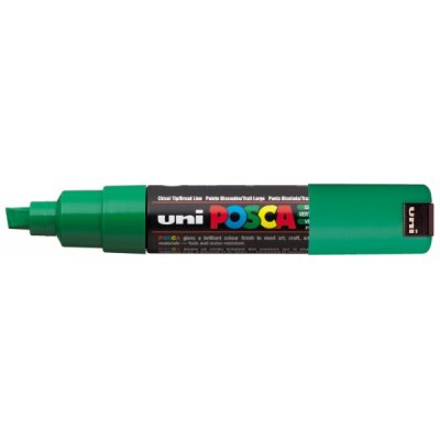 Pc8k - marcatore permanente colore verde tipo punta scalpello
