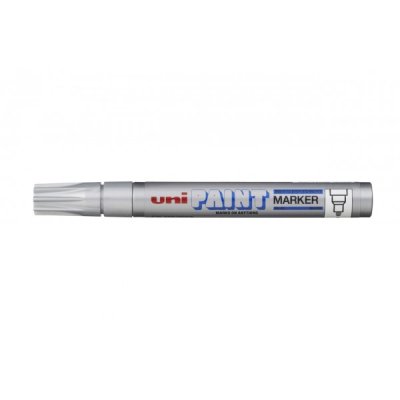 Paint px20 - marcatore permanente colore argento tipo punta tonda