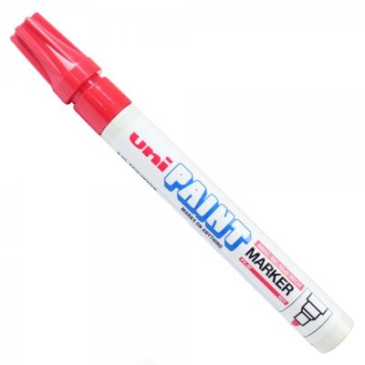Paint px20 - marcatore permanente colore rosso tipo punta tonda