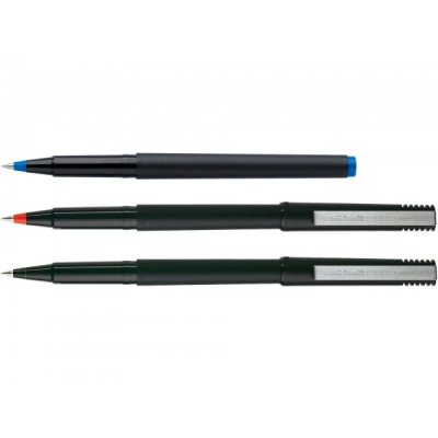 Uni ball - penna roller colore rosso tipo punta conica
