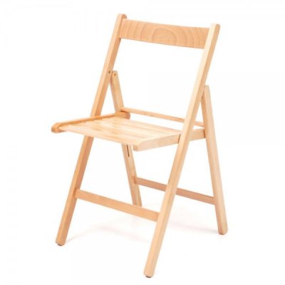 Sedia pieghevole colore legno