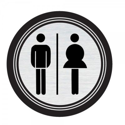 Pittogramma "bagni uomo-donna"