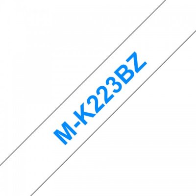 Brother mk-223bz nastro blu/bianco 9mm x 8m colore blu su bianco