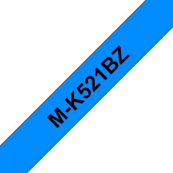 Brother mk-521bz nastro nero/blu 9mm x 8m colore nero su blu