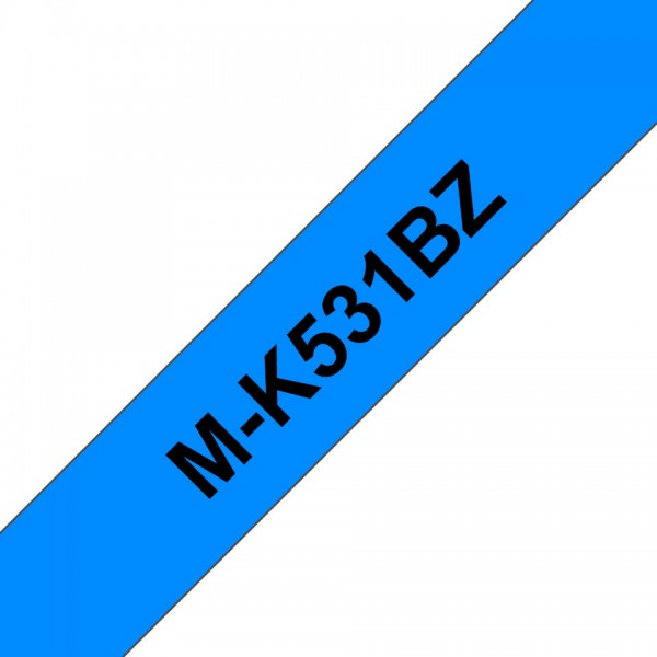 Brother mk-531bz nastro nero/blu 12mm x 8m colore nero su blu