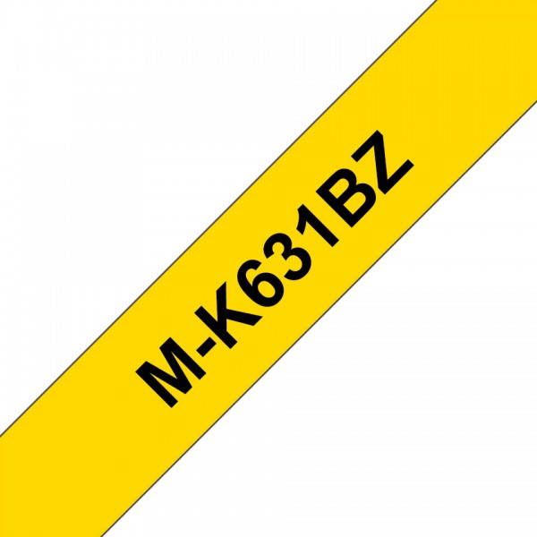 Brother mk-631bz nastro nero/giallo 12mm x 8m colore nero su giallo
