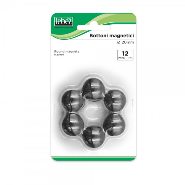 Bottoni magnetici colore nero