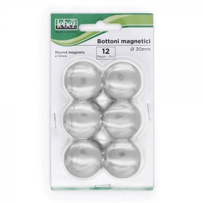 Bottoni magnetici colore bianco