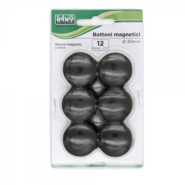 Bottoni magnetici colore nero