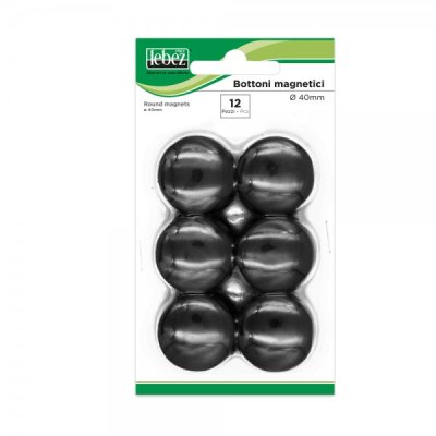 Bottoni magnetici colore nero