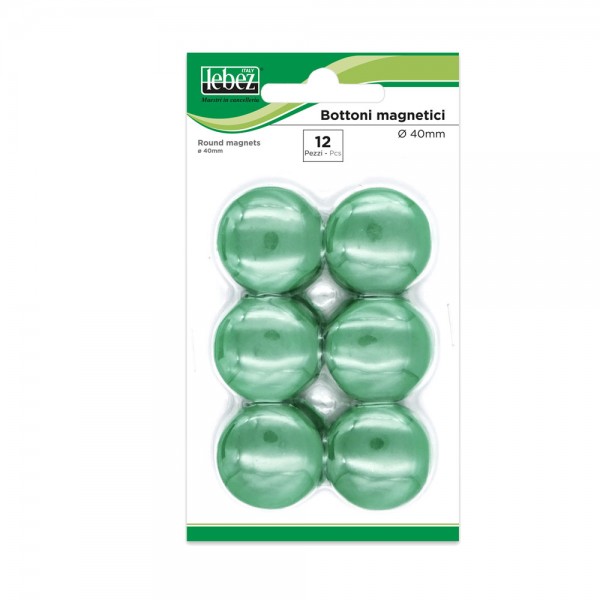 Bottoni magnetici colore verde