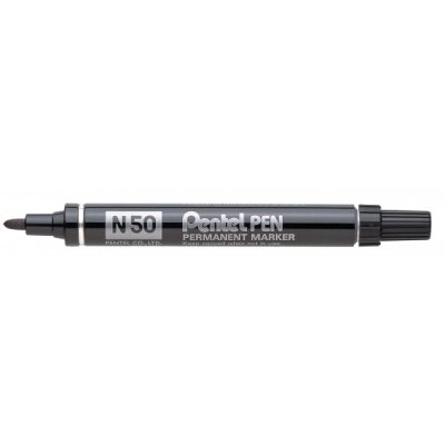 N50 - marcatore permanente colore nero tipo punta conica