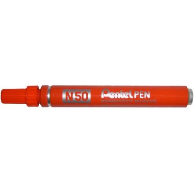 N50 - marcatore permanente colore arancione tipo punta conica