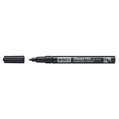 N50s-a - marcatore permanente colore nero tipo punta conica