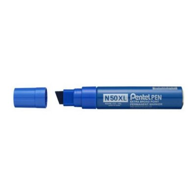 N50xl-c - marcatore permanente colore blu tipo punta scalpello