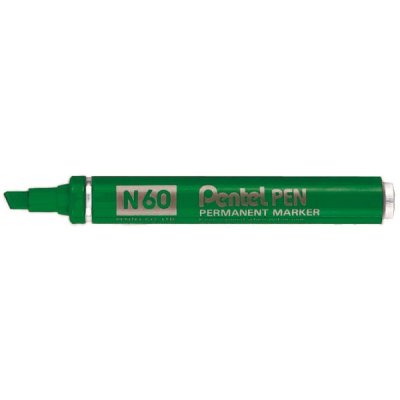 N60 - marcatore permanente colore verde tipo punta scalpello