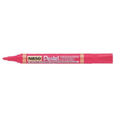 N850 - marcatore permanente amiko colore rosso tipo punta conica