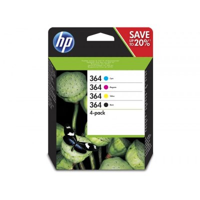 HP Cartucce originali nero ciano magenta giallo 364 N9J73AE Multipack