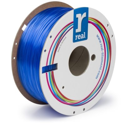 Bobina blu traslucido petg 1kg 1.75mm colore blu traslucido