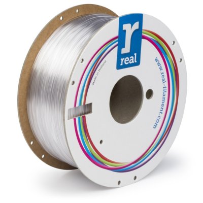 Bobina trasparente traslucido petg 1kg 1.75mm colore trasparente traslucido