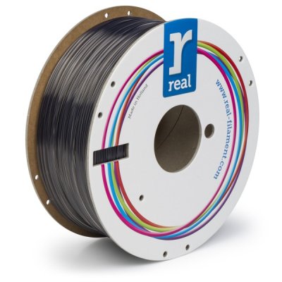 Bobina nero fume petg 1kg 1.75mm colore nero fume traslucido