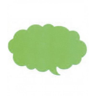 Cartoncini segnaprezzo nuvola colore assortiti fluo