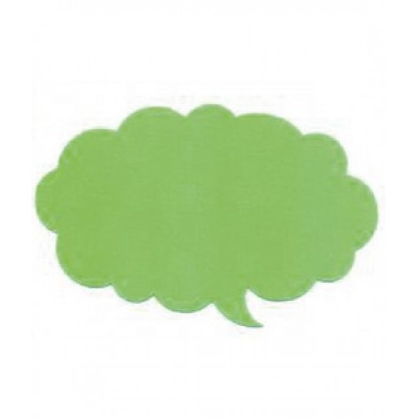 Cartoncini segnaprezzo nuvola colore assortiti fluo