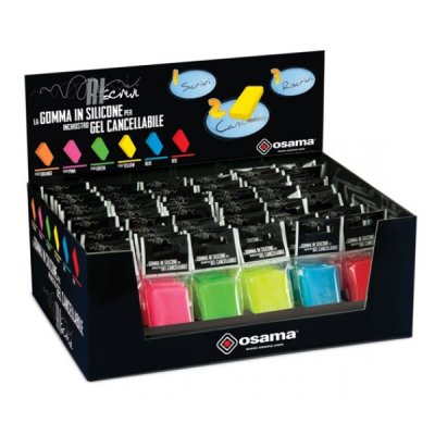 Gomma per inchiostri gel cancellabili colore assortiti