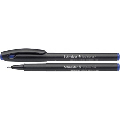 Topliner 967 - penna a punta sintetica colore blu tipo punta metallo
