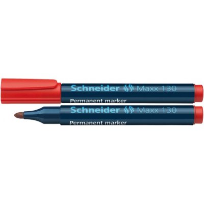 Maxx 130 - marcatore permanente colore rosso tipo punta conica