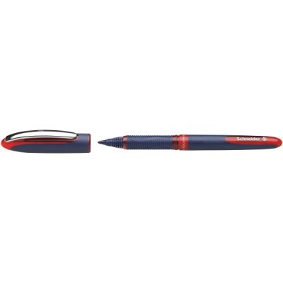 Roller one business - penna roller colore rosso tipo punta conica