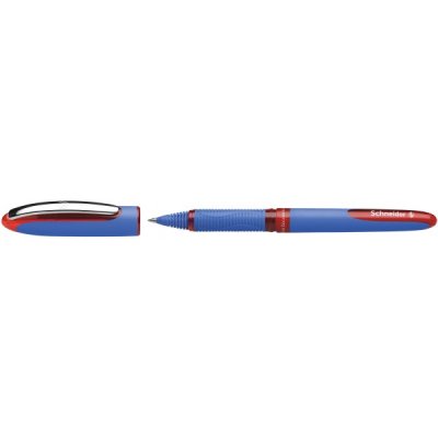 One hybrid c - penna roller colore rosso tipo punta conica