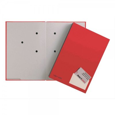 Pagna libro firma 20 scomparti - 21x29,7cm - Rosso