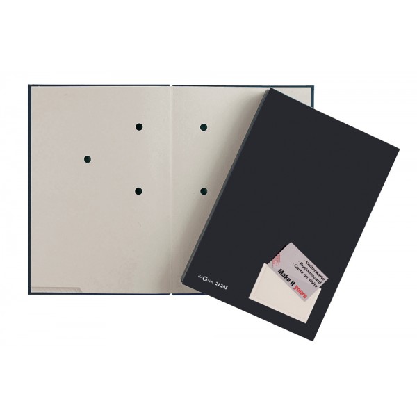 Pagna libro firma 20 scomparti 21x29,7 cm Nero
