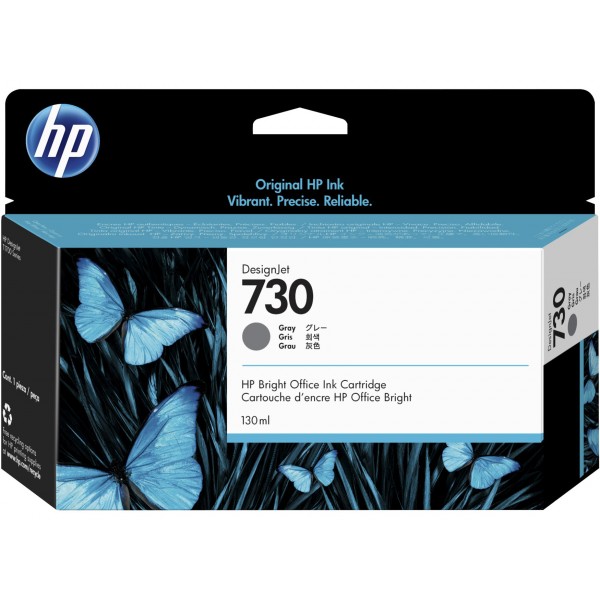 HP Cartuccia originale Grigio 730 P2V66A