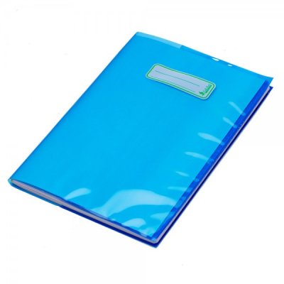 Colibrì - foderine maxi per quaderni colore blu trasparente